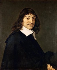 Frans hals. Bildnis von René Descartes